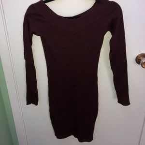 🦋3 FOR 30🦋 MAROON BODY CON DRESS